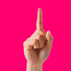 SentientPro Raised Finger Knowledge Image