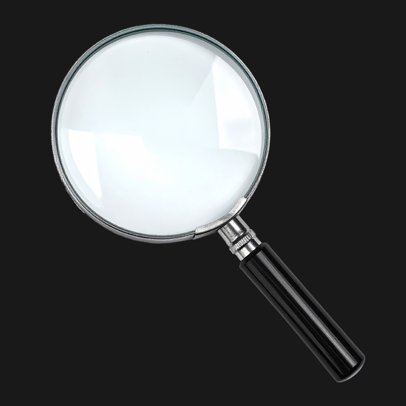 Featured coach mag glass on black