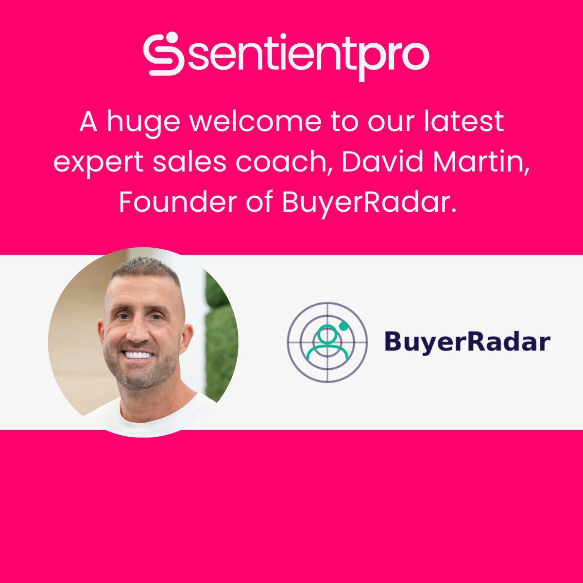 Welcome David Martin to SentientPro: Elevating Sales with Multi-Threading Expertise